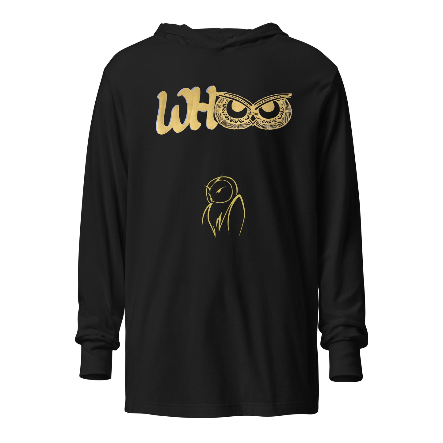 Whoo OG Hooded long-sleeve tee