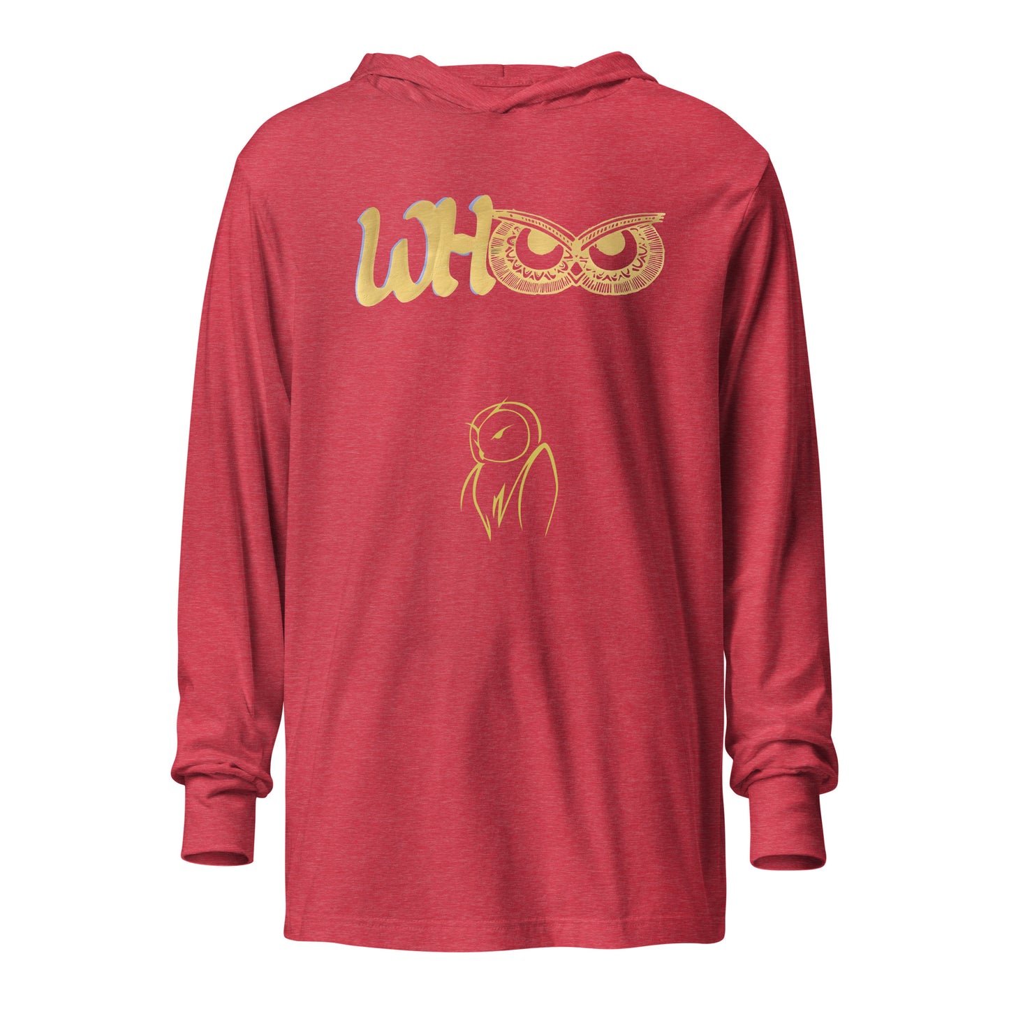Whoo OG Hooded long-sleeve tee