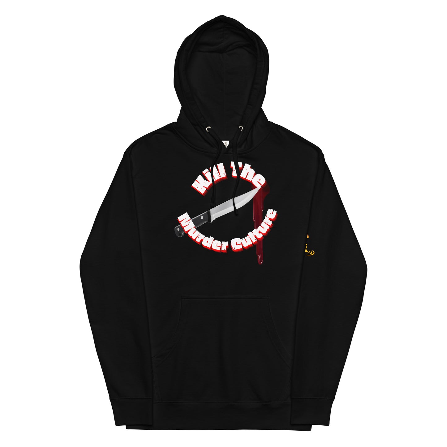 Unisex midweight hoodie kmc wht/red