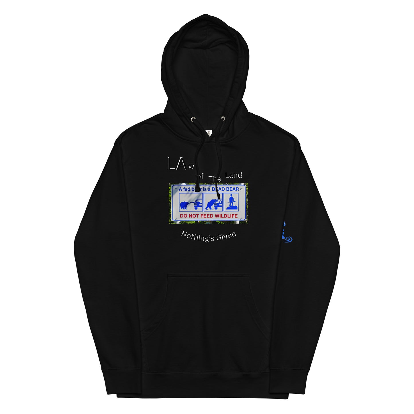 Unisex midweight hoodie law of the land affirmative