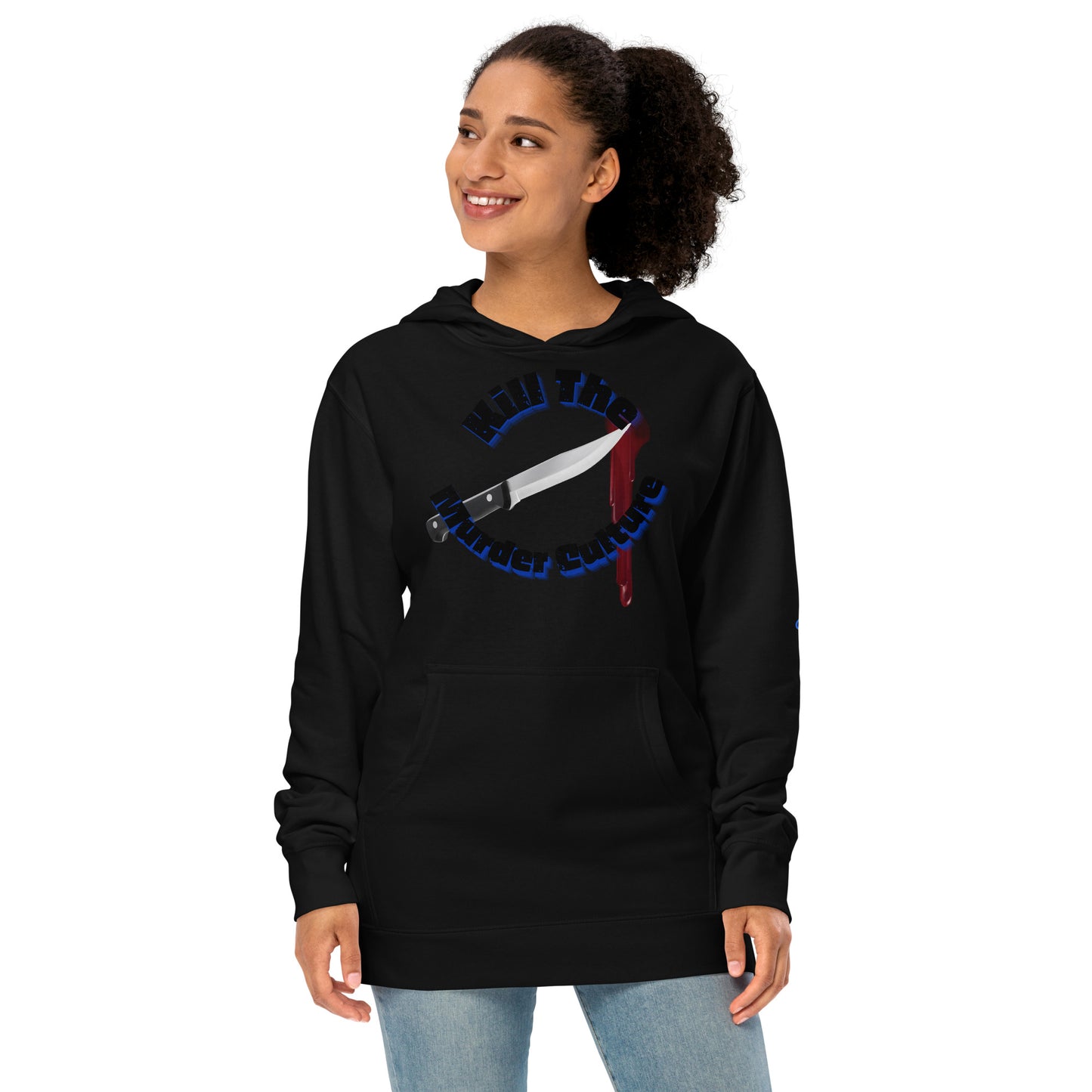 Unisex midweight hoodie KMC blk/blue