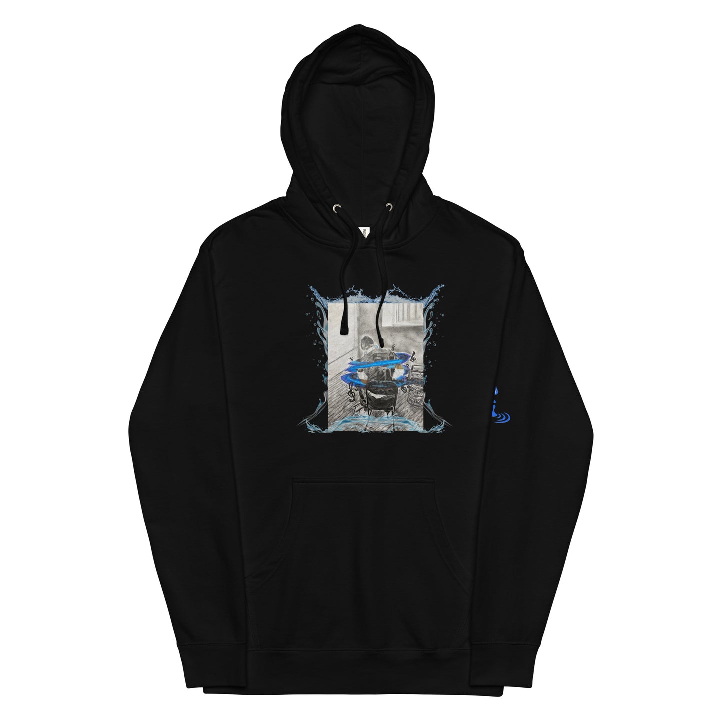 Unisex midweight hoodie afloat