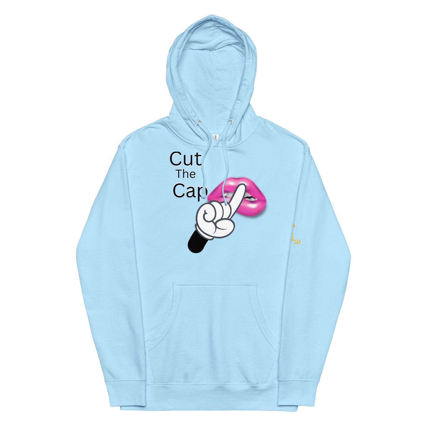 Unisex midweight hoodie cut cap affirmative