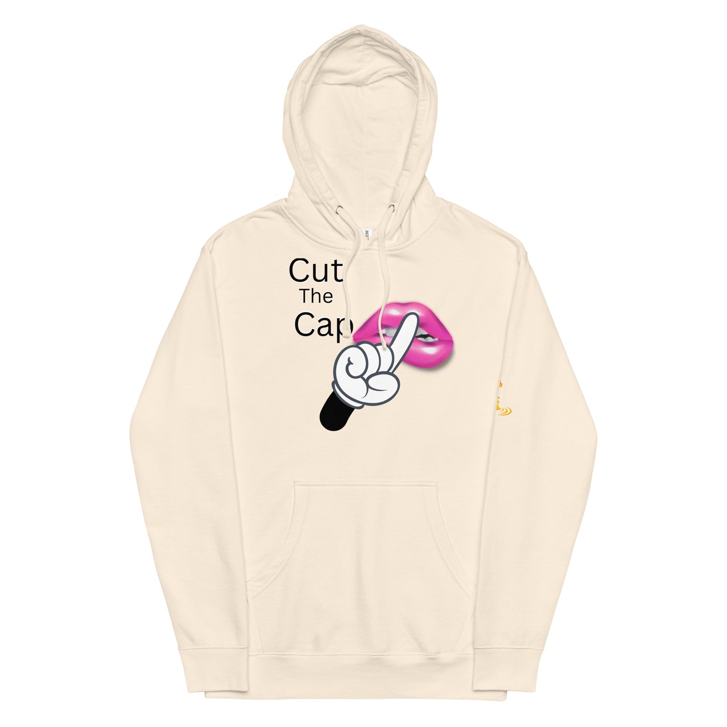 Unisex midweight hoodie cut cap affirmative