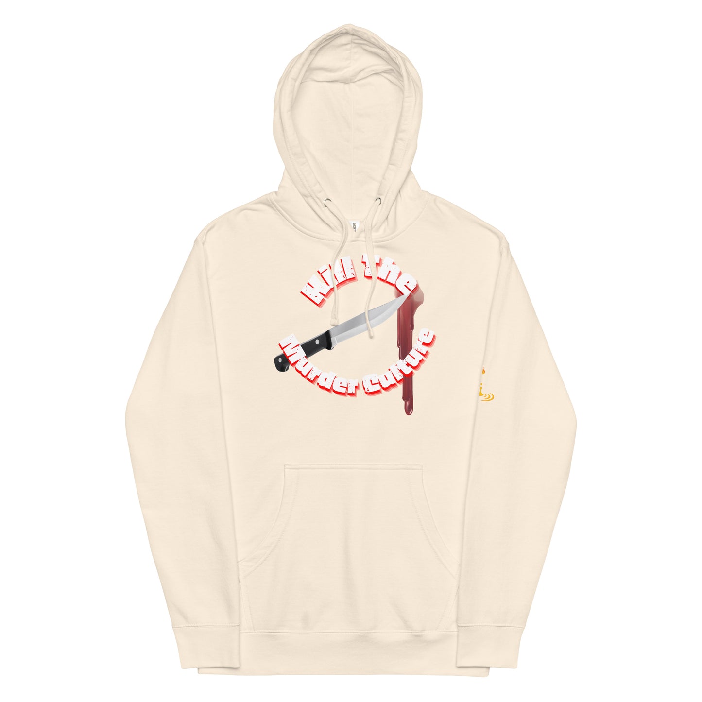 Unisex midweight hoodie kmc wht/red
