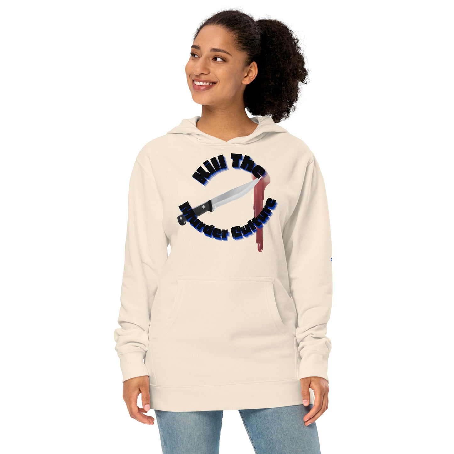 Unisex midweight hoodie KMC blk/blue