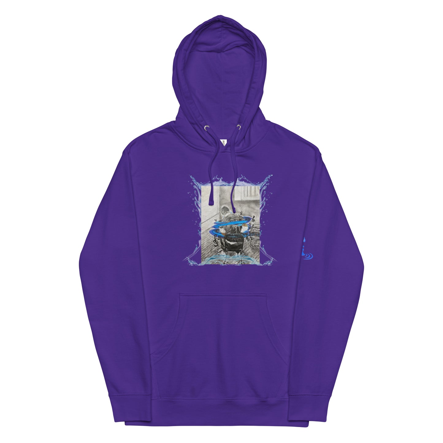 Unisex midweight hoodie afloat