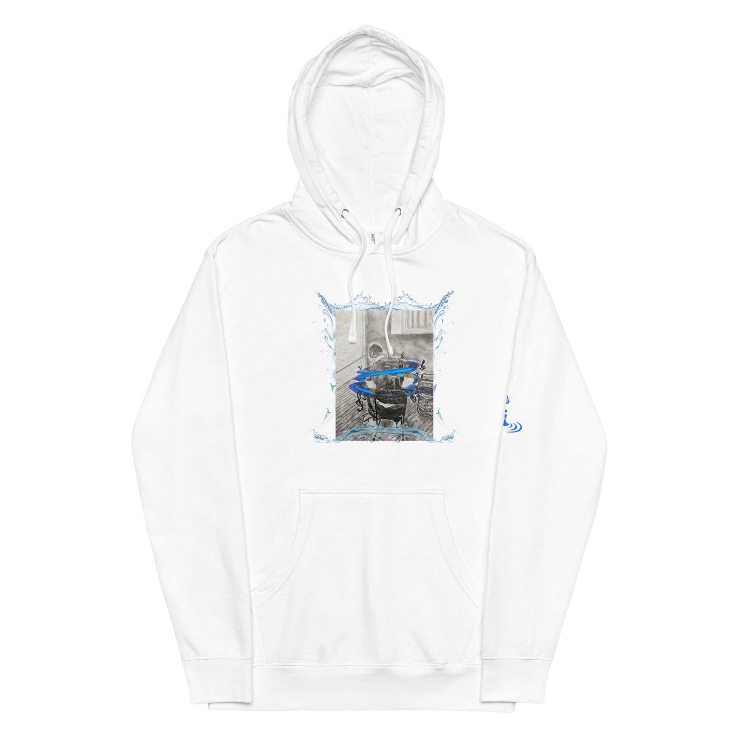 Unisex midweight hoodie afloat