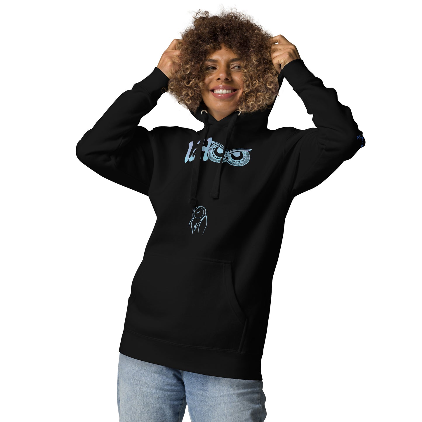 Unisex Hoodie WHoo Blue Hues