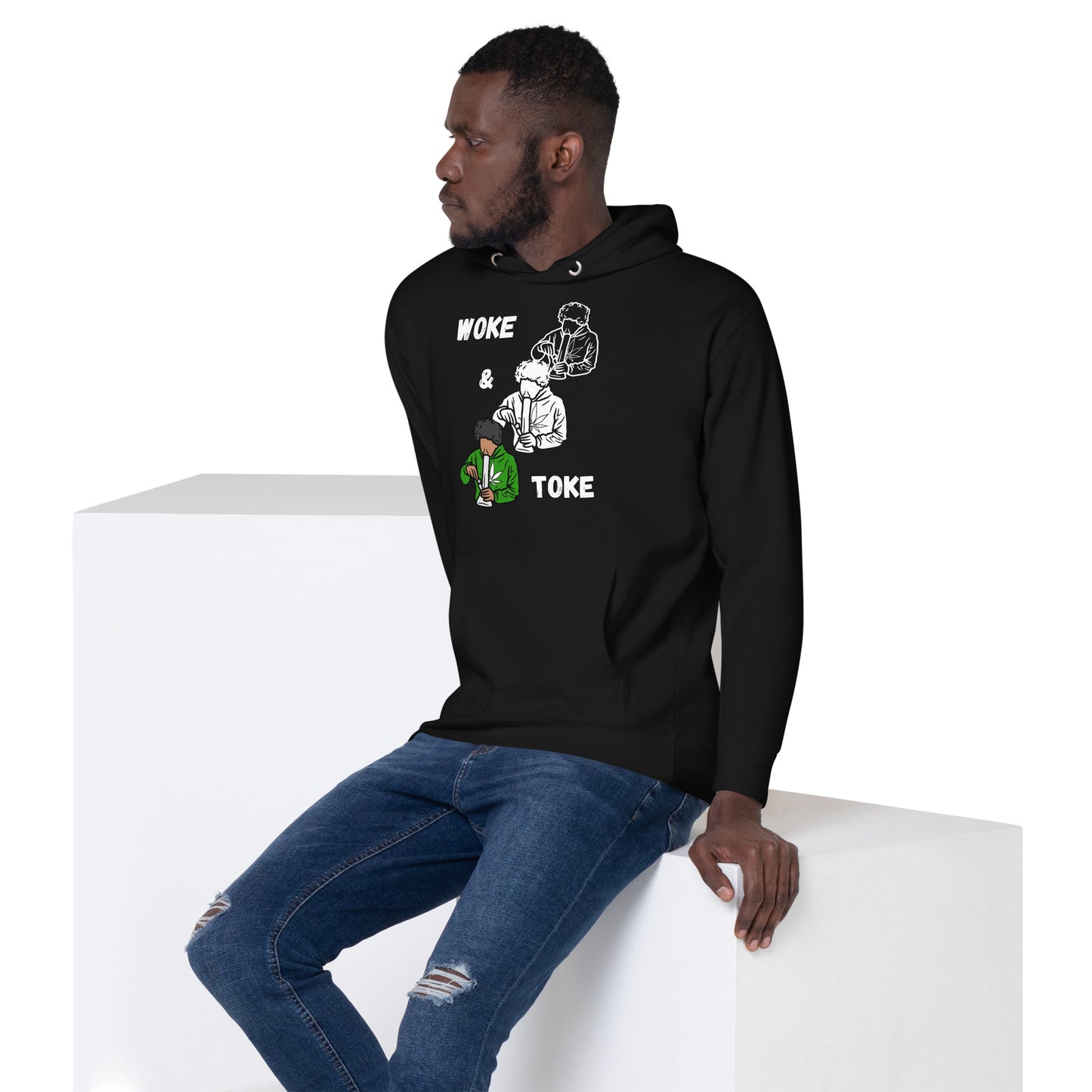 Unisex Hoodie Woke and Toke 1