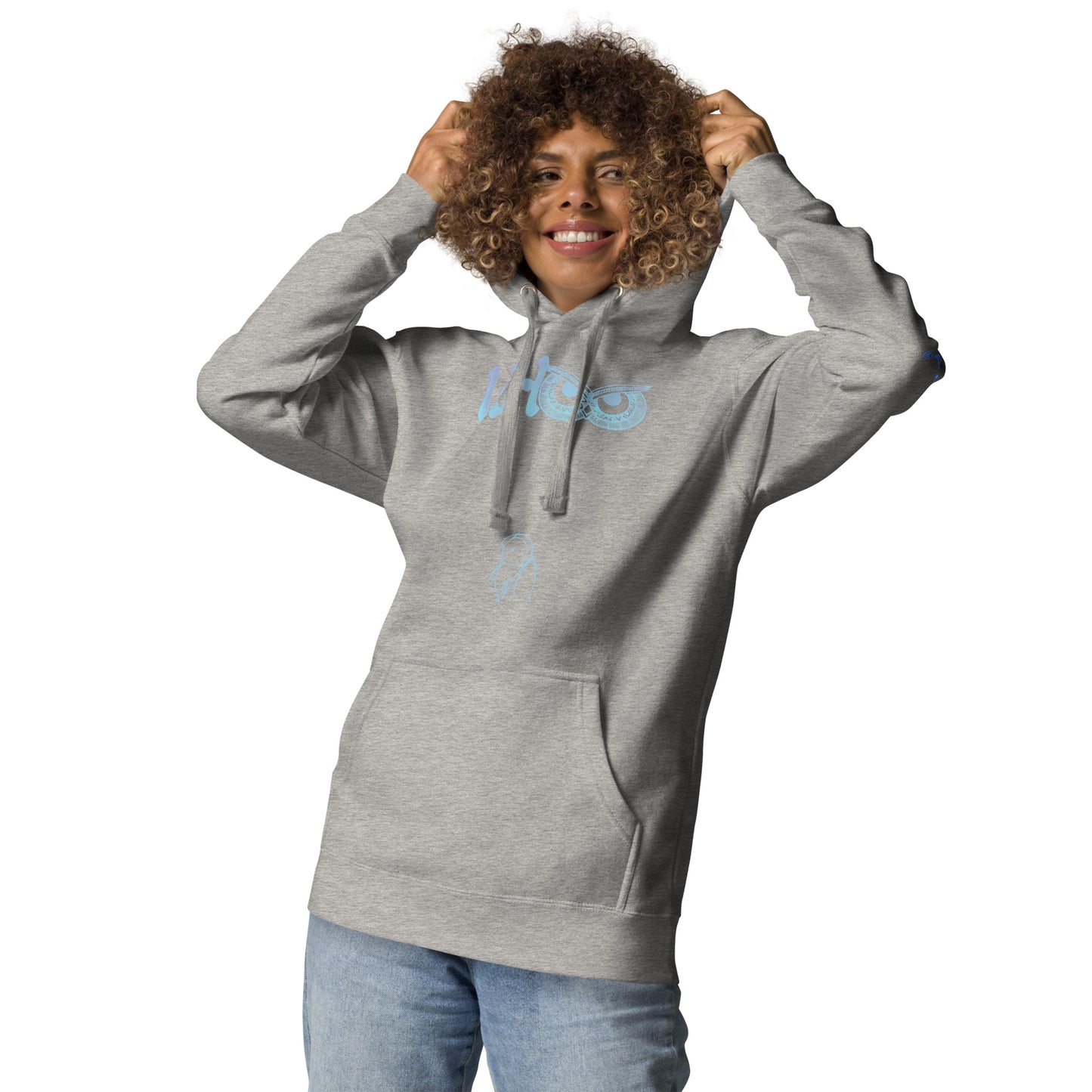 Unisex Hoodie WHoo Blue Hues