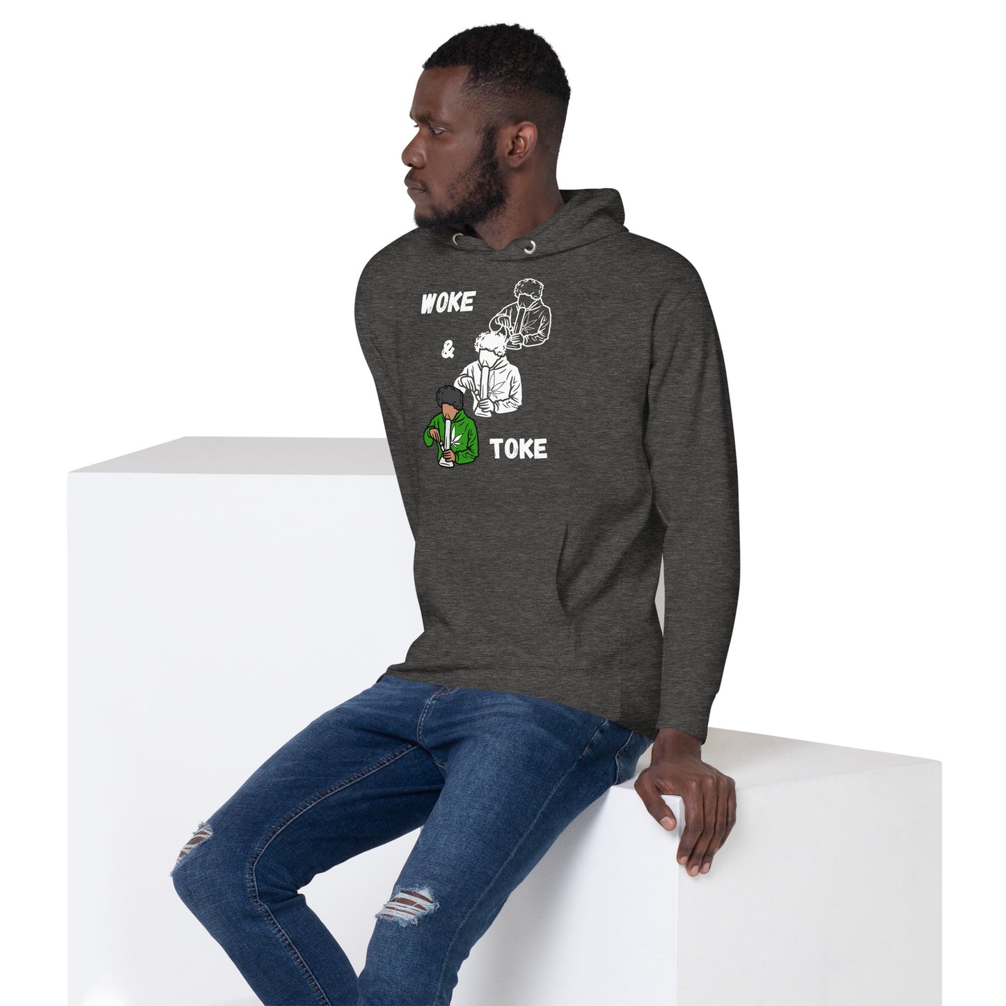 Unisex Hoodie Woke and Toke 1