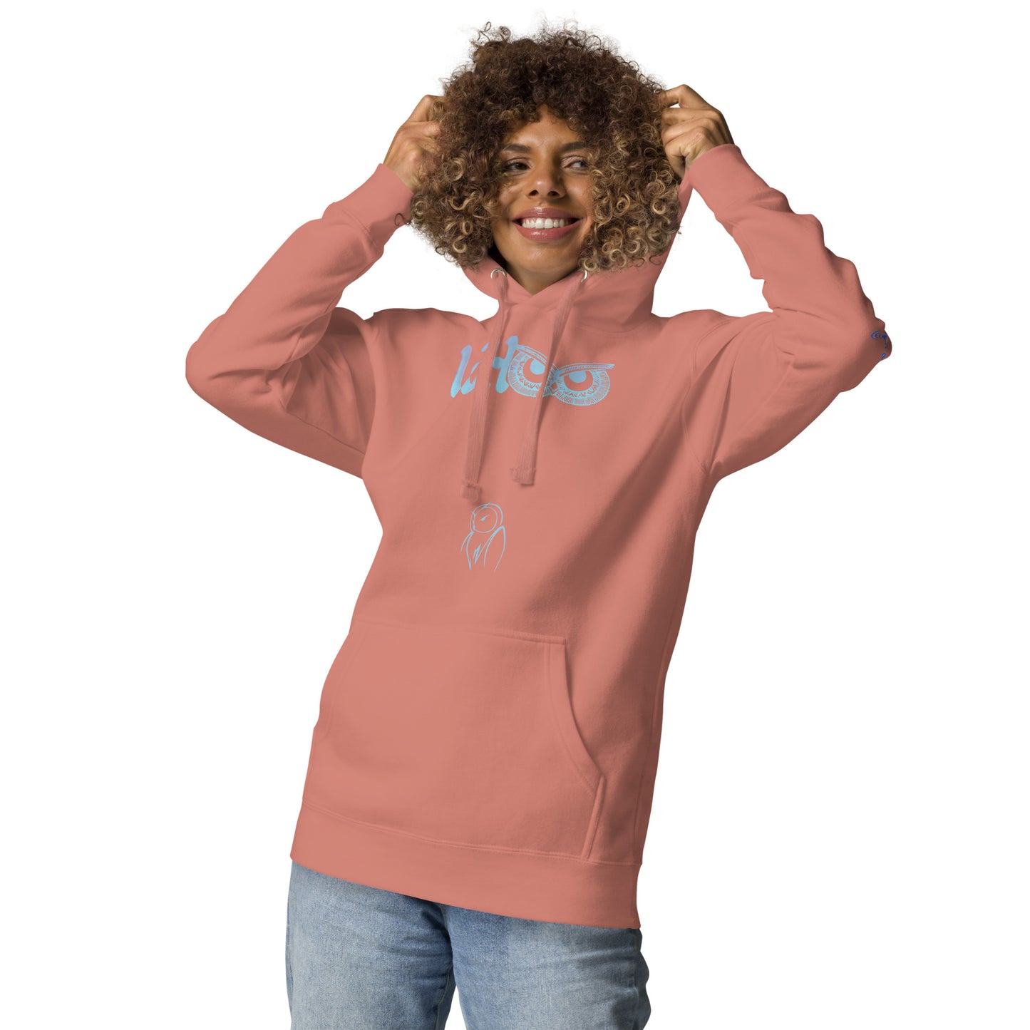 Unisex Hoodie WHoo Blue Hues