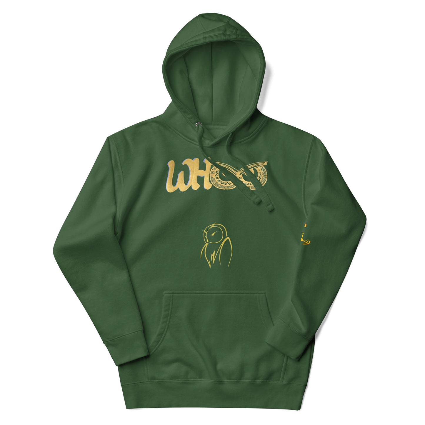 Unisex Hoodie WHoo Gold