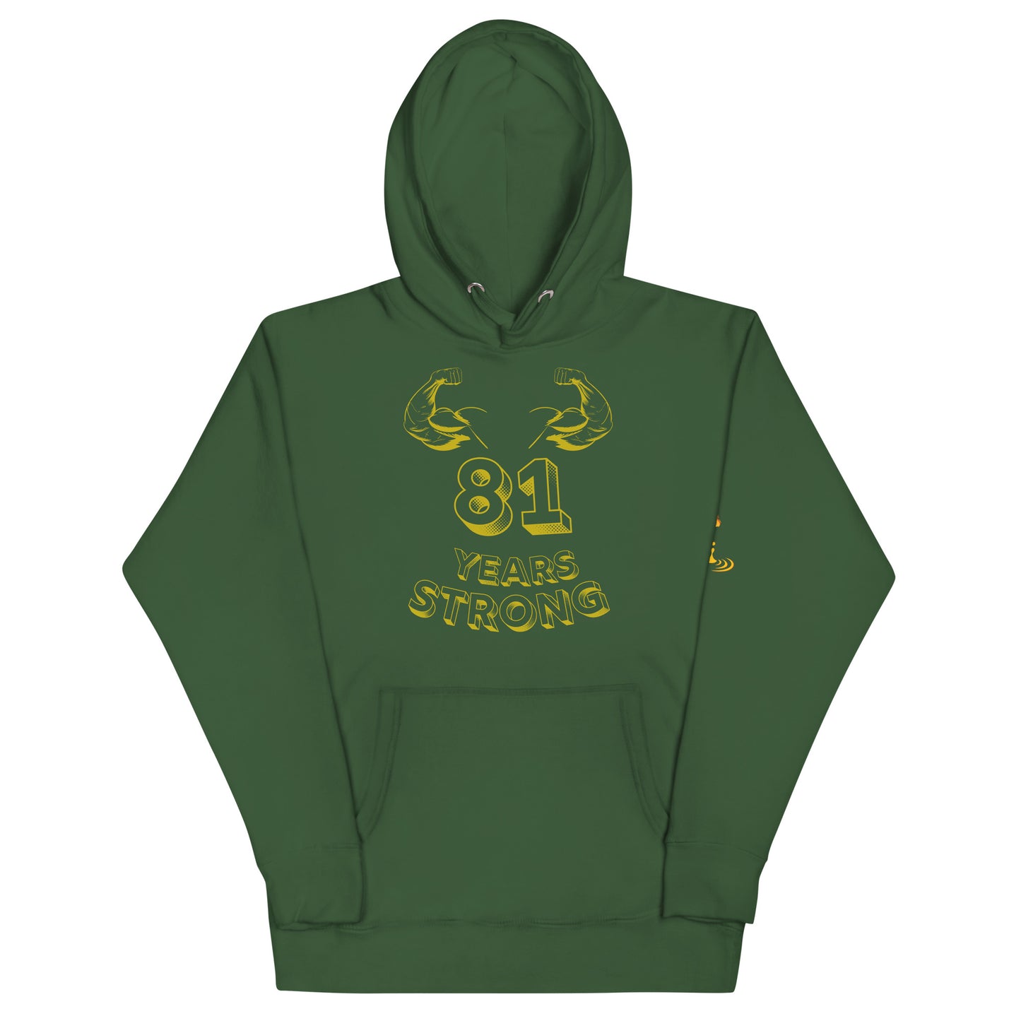 Unisex Hoodie 81 Years Strong