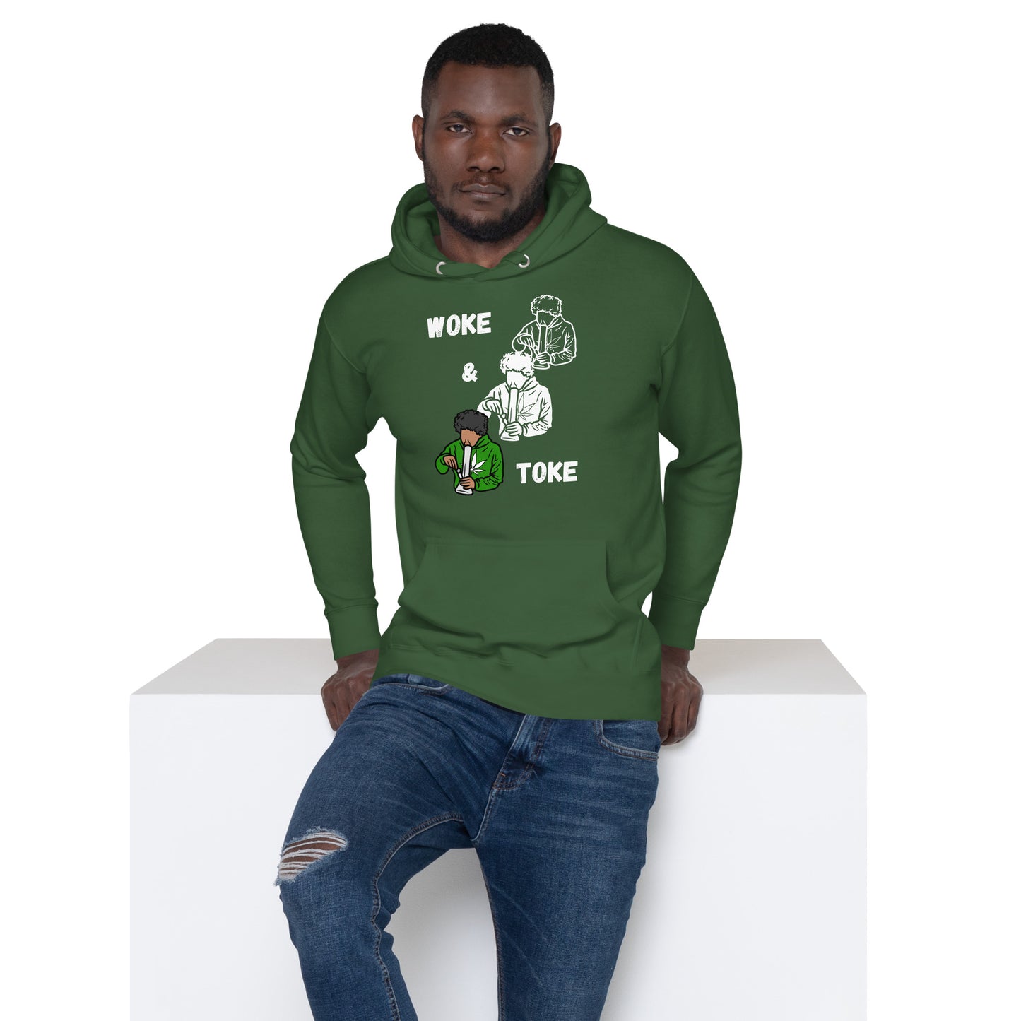 Unisex Hoodie Woke and Toke 1