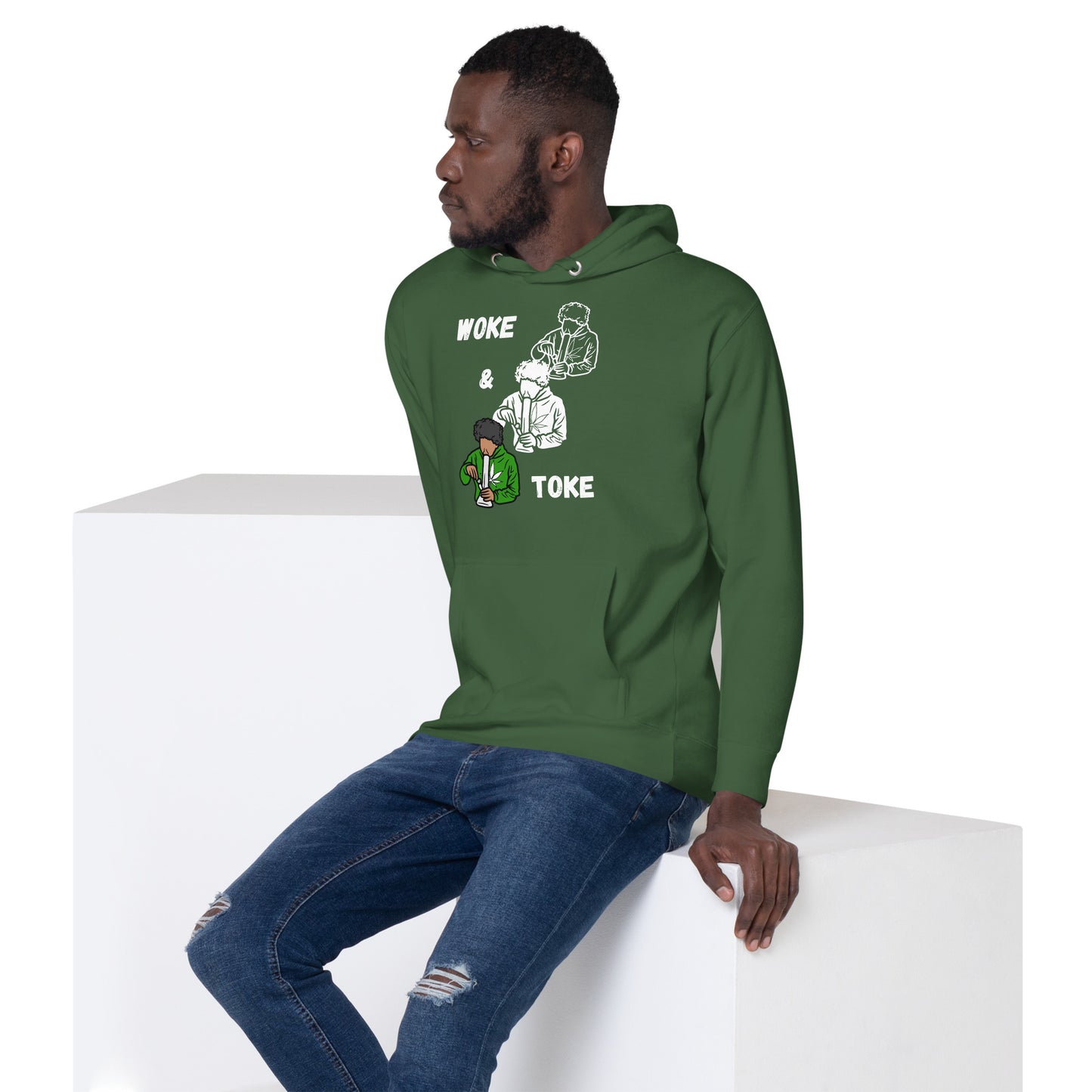 Unisex Hoodie Woke and Toke 1