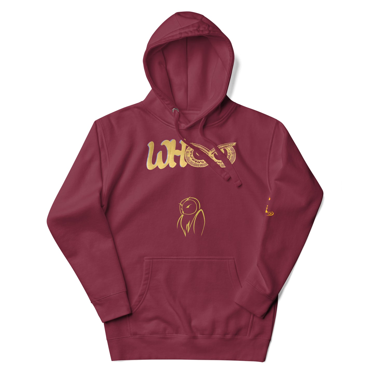 Unisex Hoodie WHoo Gold