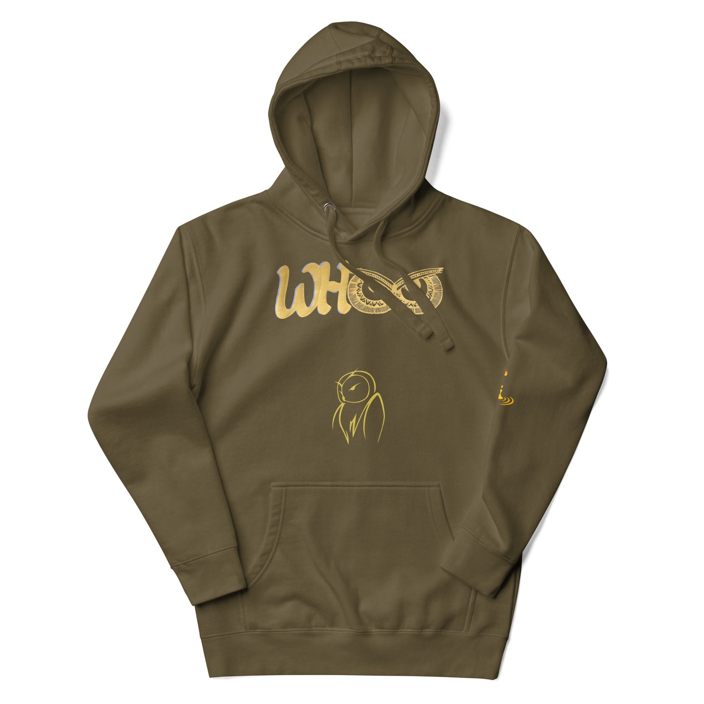 Unisex Hoodie WHoo Gold