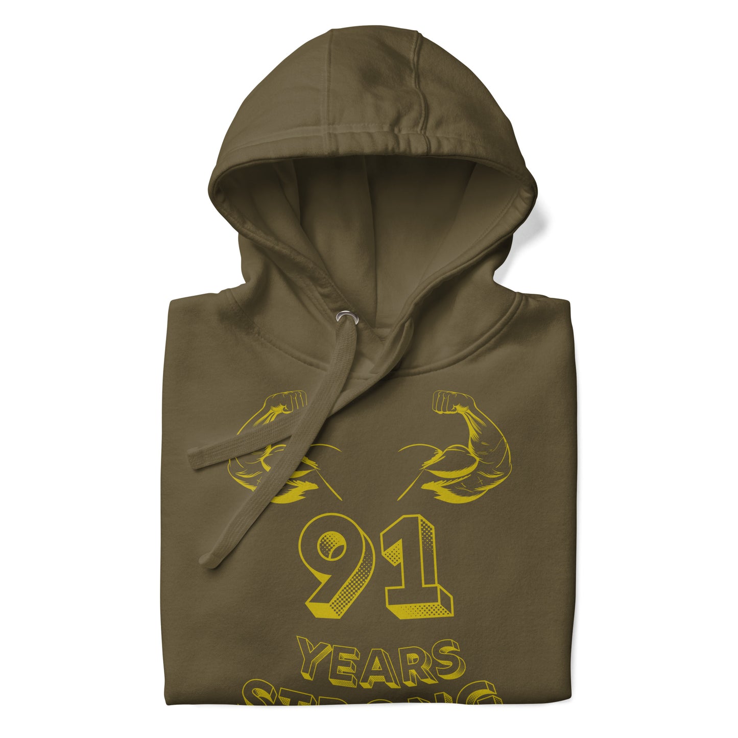 Unisex Hoodie 91 Years Strong