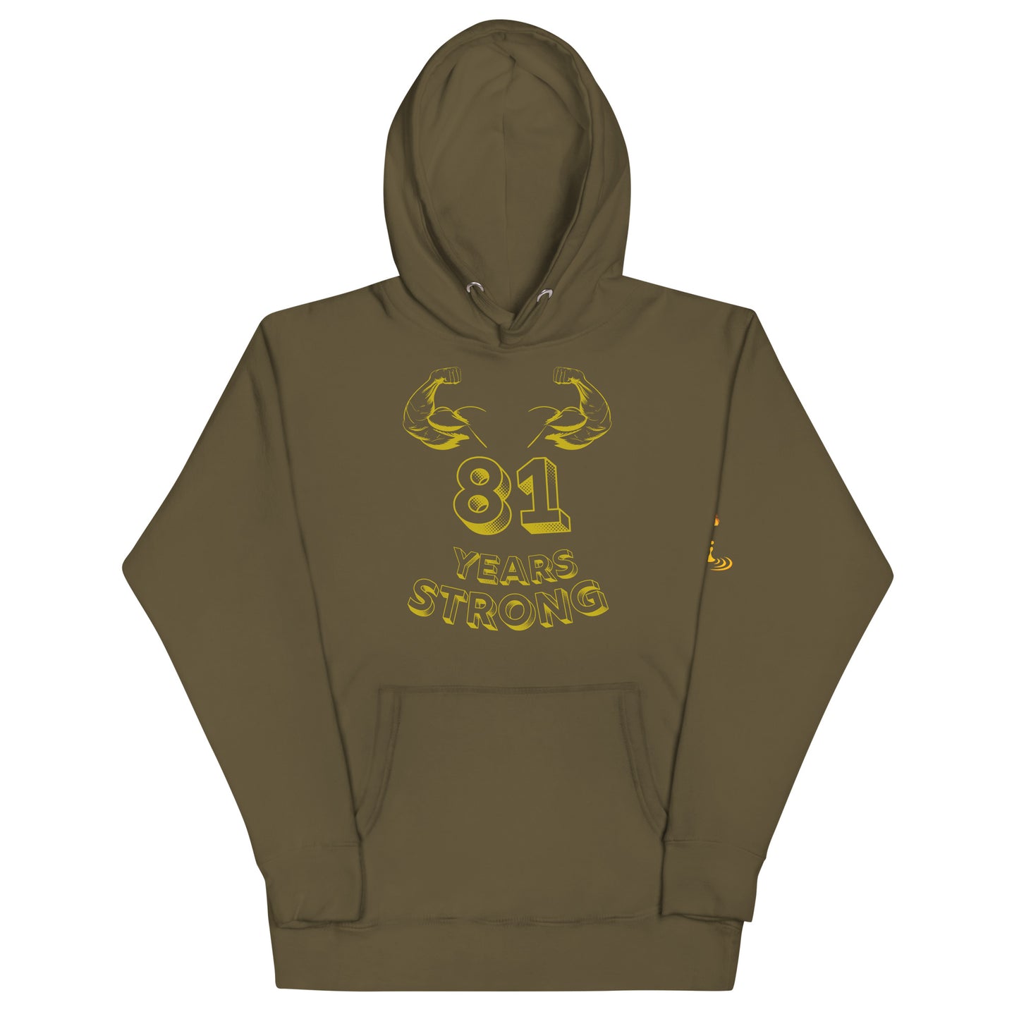 Unisex Hoodie 81 Years Strong