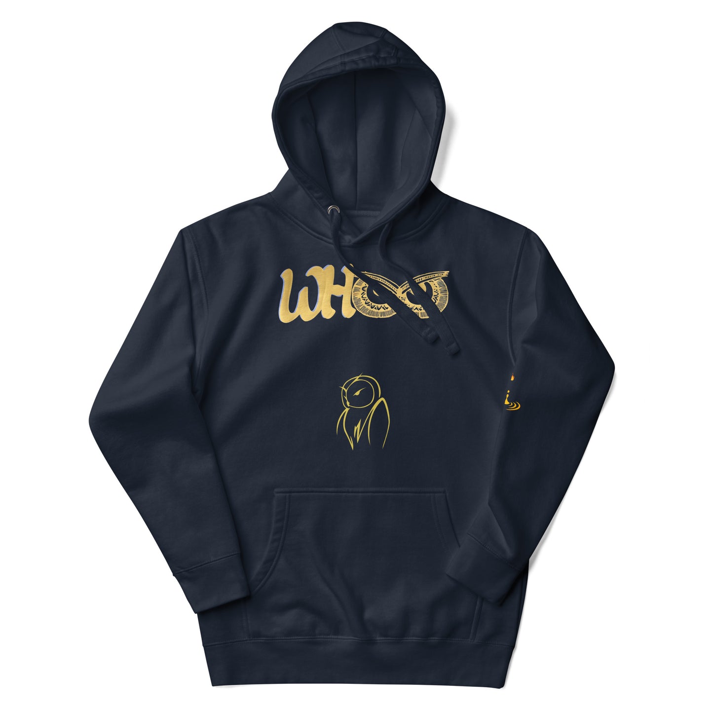Unisex Hoodie WHoo Gold