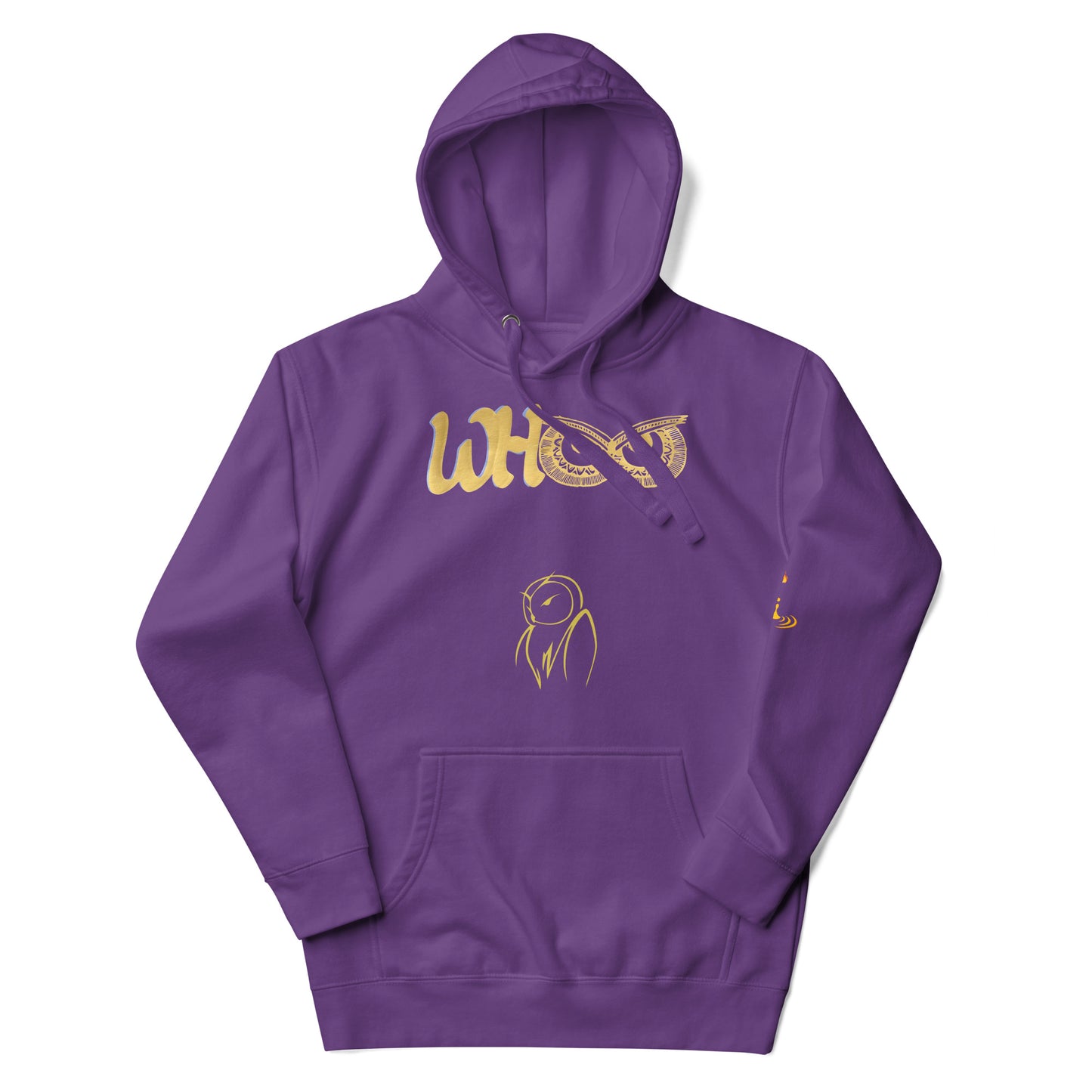 Unisex Hoodie WHoo Gold