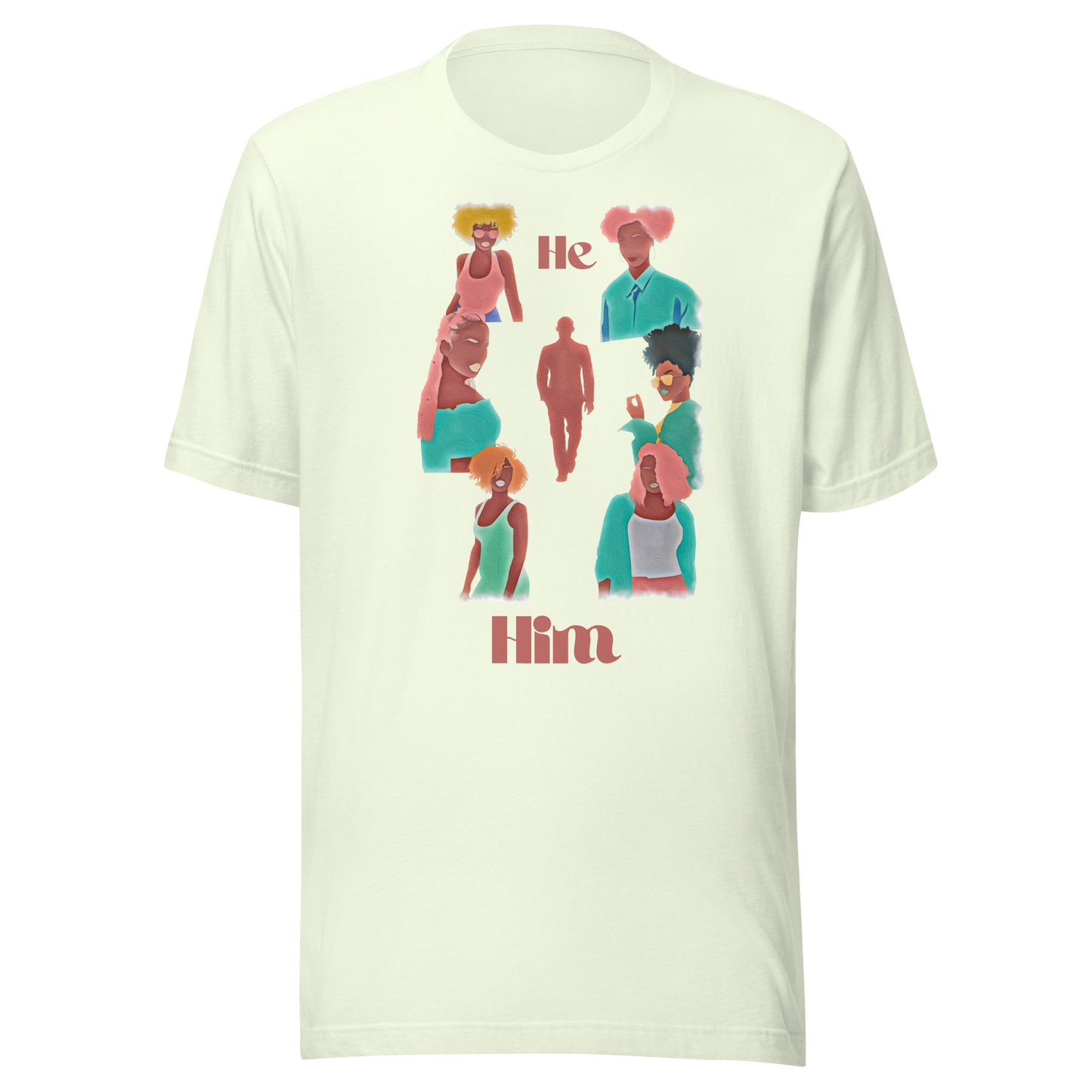 Unisex t-shirt He Him 4