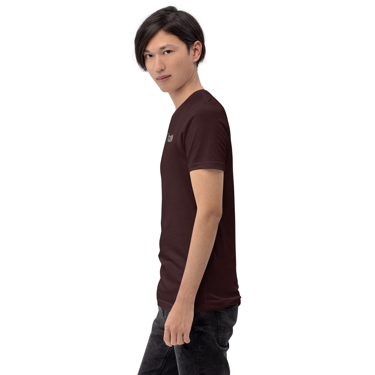 Unisex t-shirt Gold Trim WHoo corner pocket