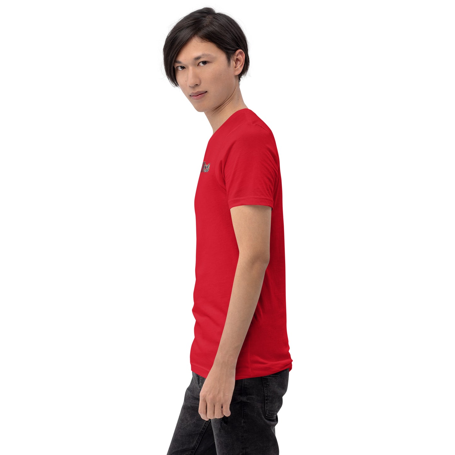 Unisex t-shirt Gold Trim WHoo corner pocket