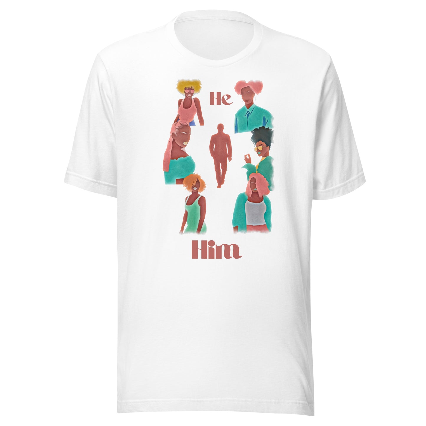 Unisex t-shirt He Him 4