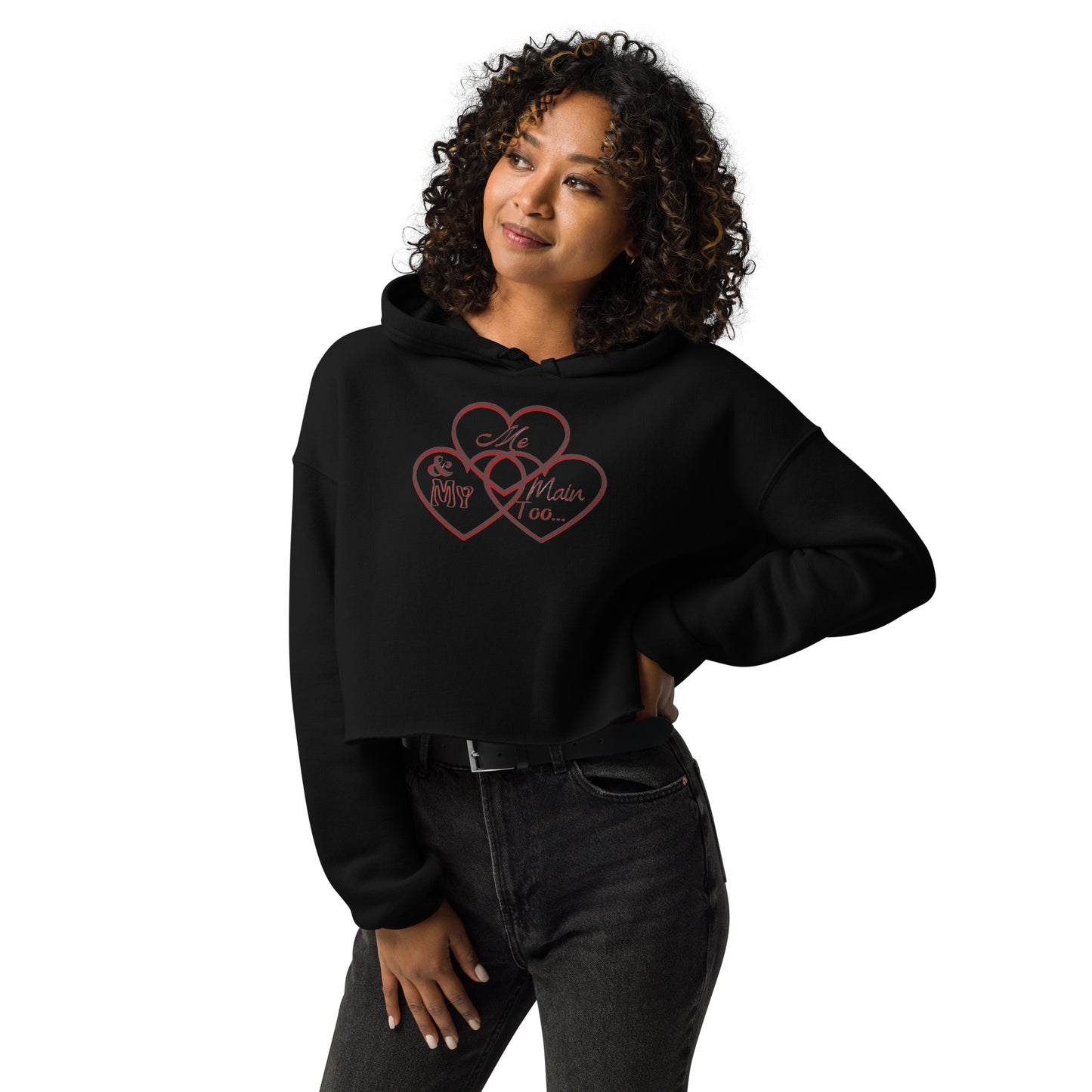 Crop Hoodie Maine Too
