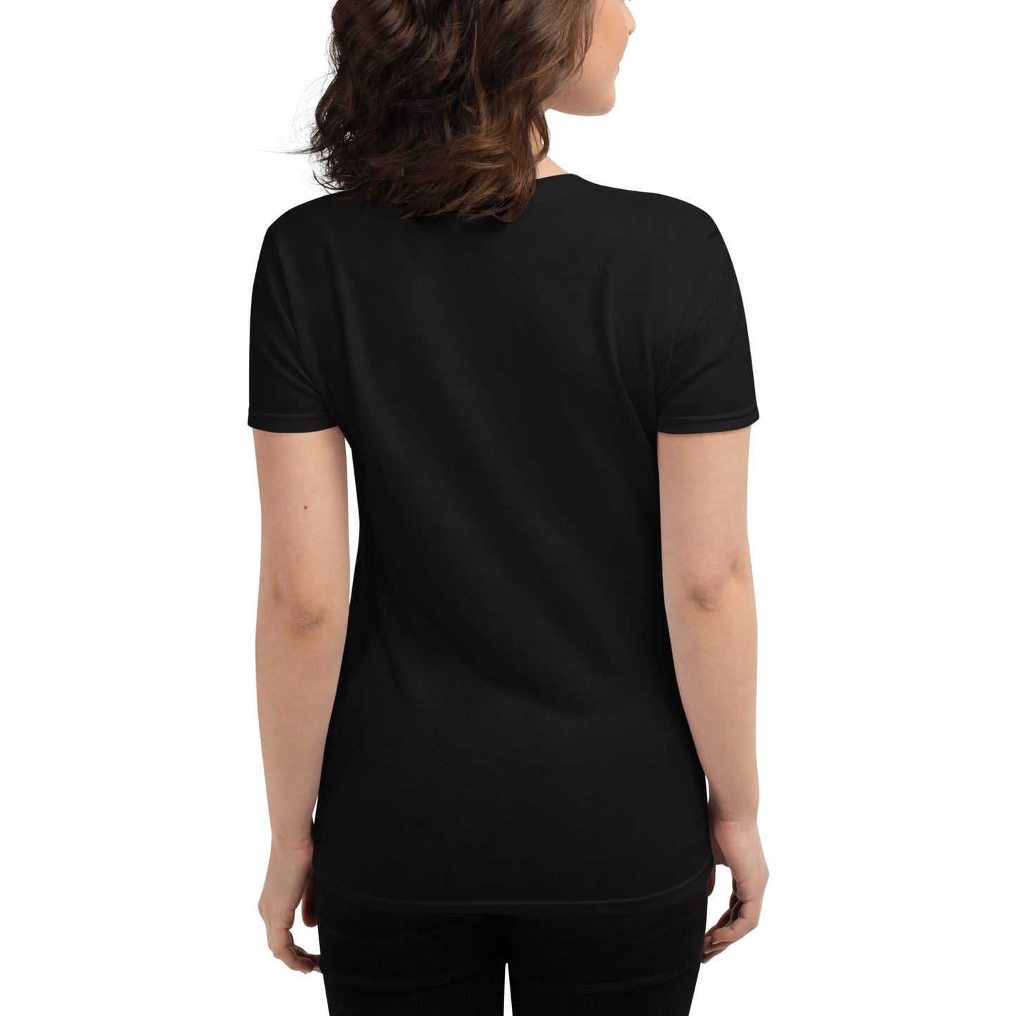 Women's short sleeve t-shirt Pink Glitt