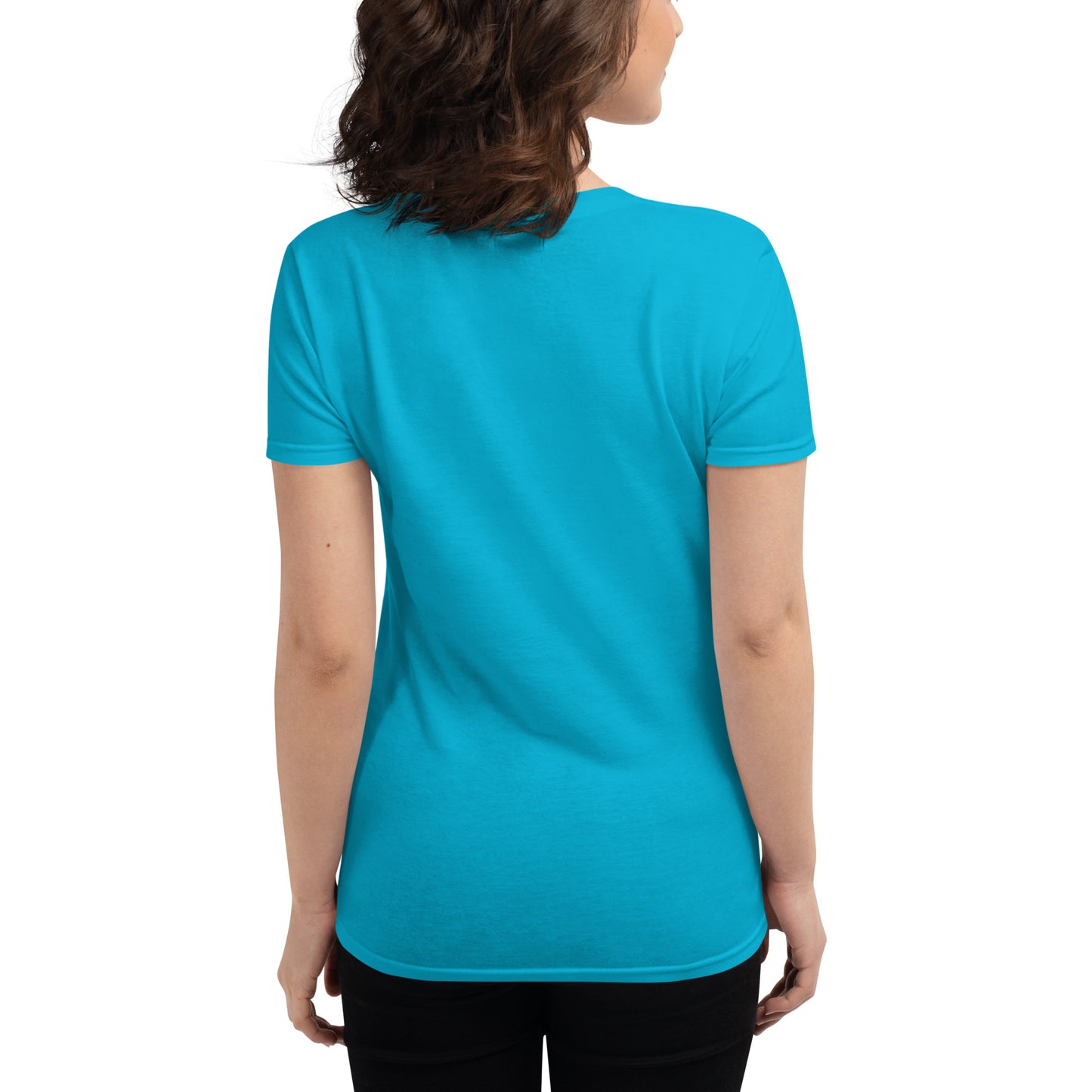 Women's short sleeve t-shirt Pink Glitt