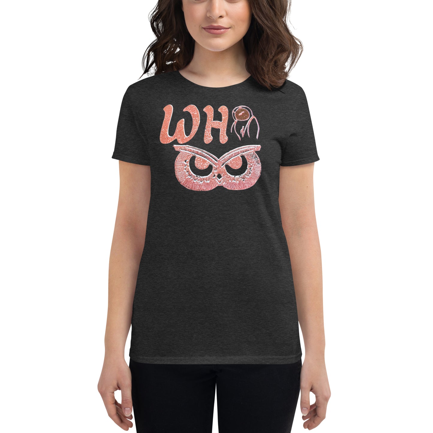 Women's short sleeve t-shirt Pink Glitt