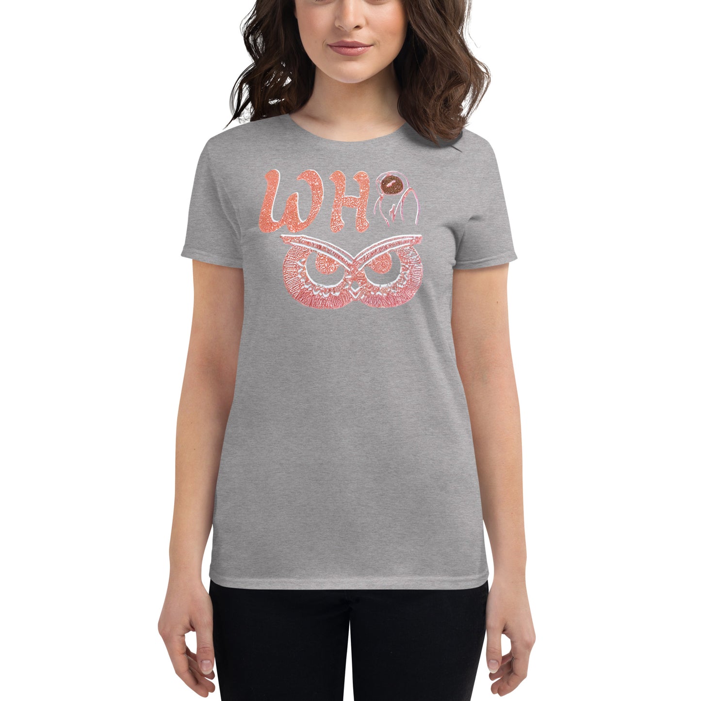 Women's short sleeve t-shirt Pink Glitt
