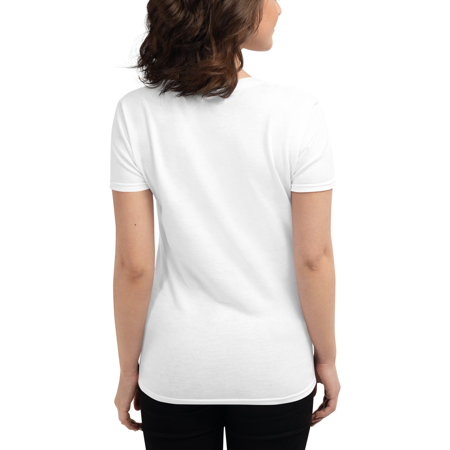 Women's short sleeve t-shirt Pink Glitt
