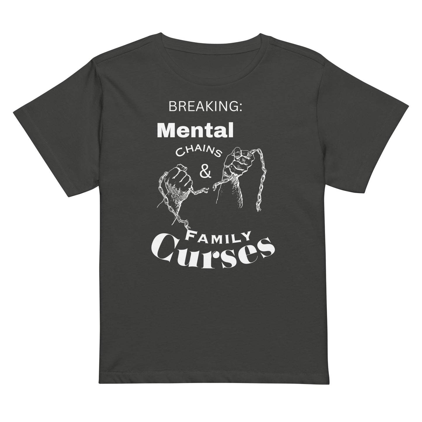 Women’s high-waisted t-shirt Breaking News