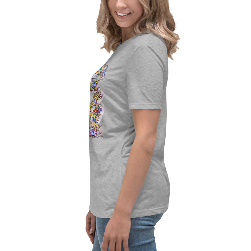 Women's Relaxed T-Shirt It's time to smoke multi colored