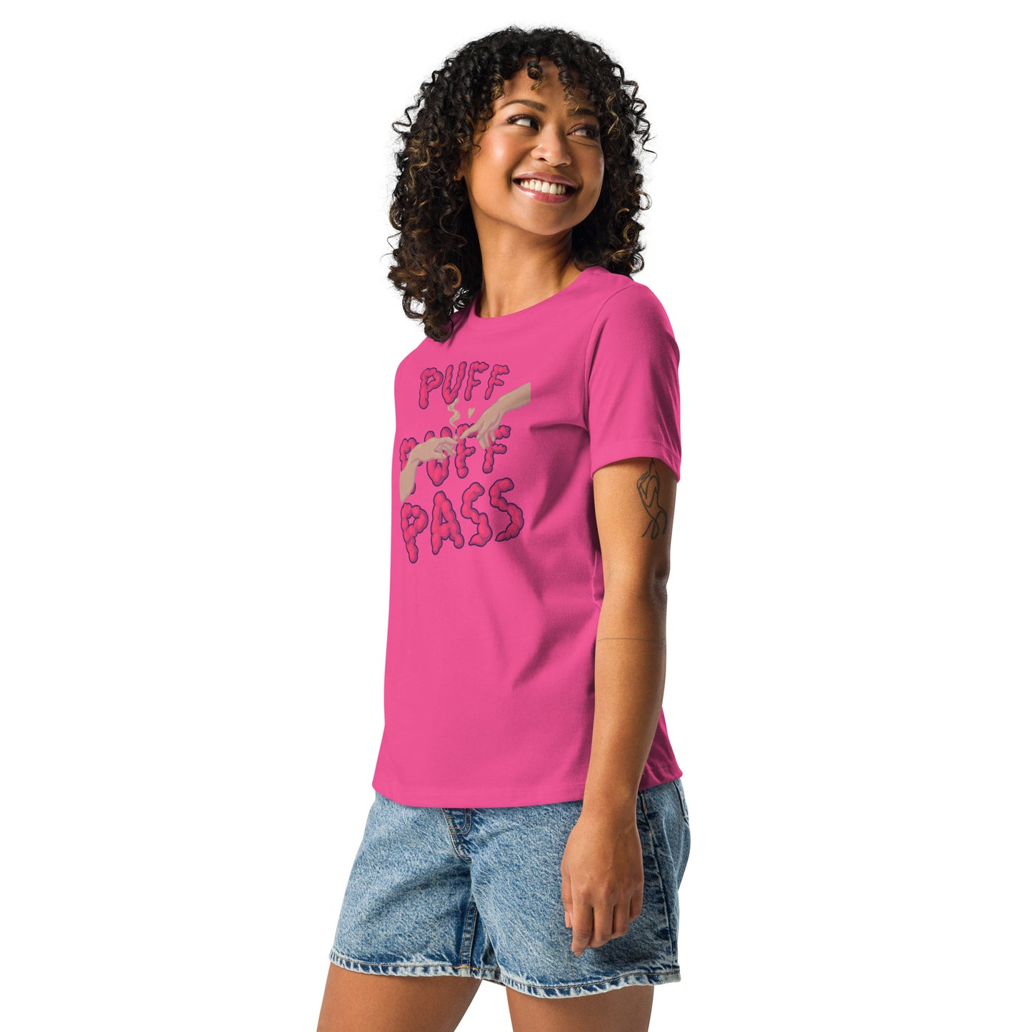 Women's Relaxed T-Shirt Puff Pass ii