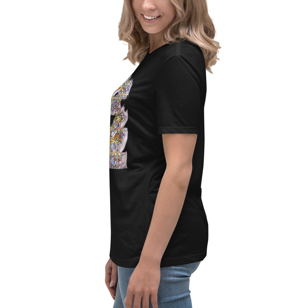 Women's Relaxed T-Shirt It's time to smoke multi colored