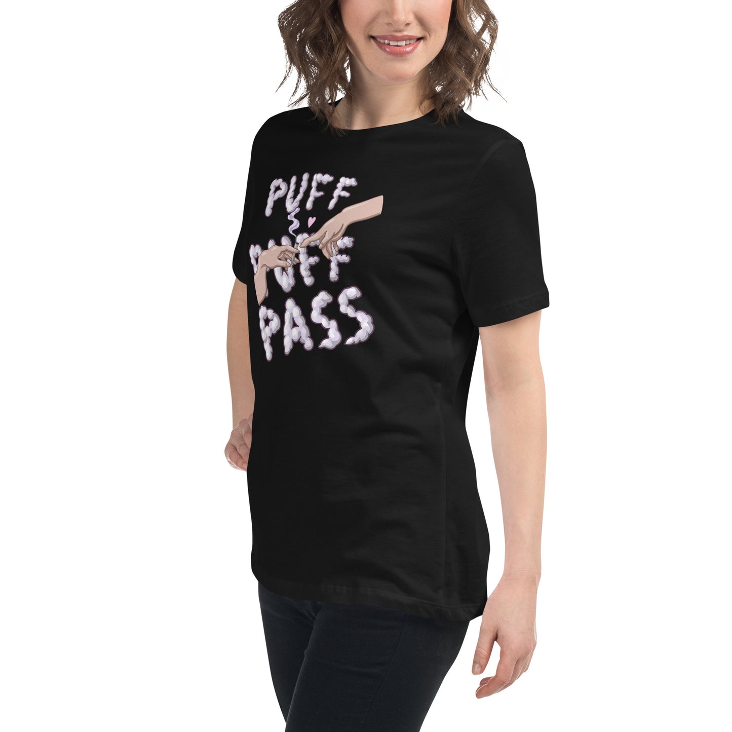 Women's Relaxed T-Shirt Puff Pass