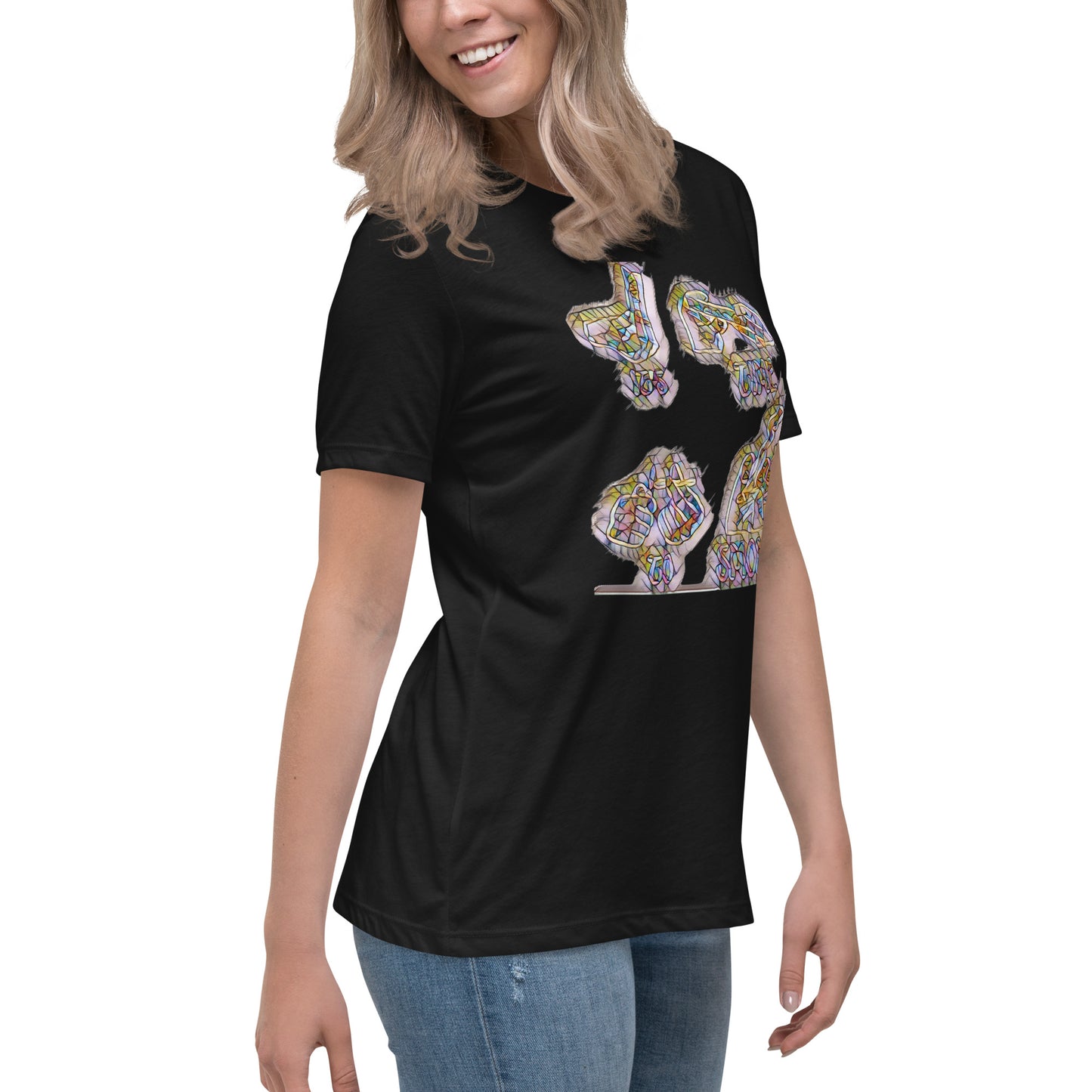 Women's Relaxed T-Shirt It's time to smoke multi colored