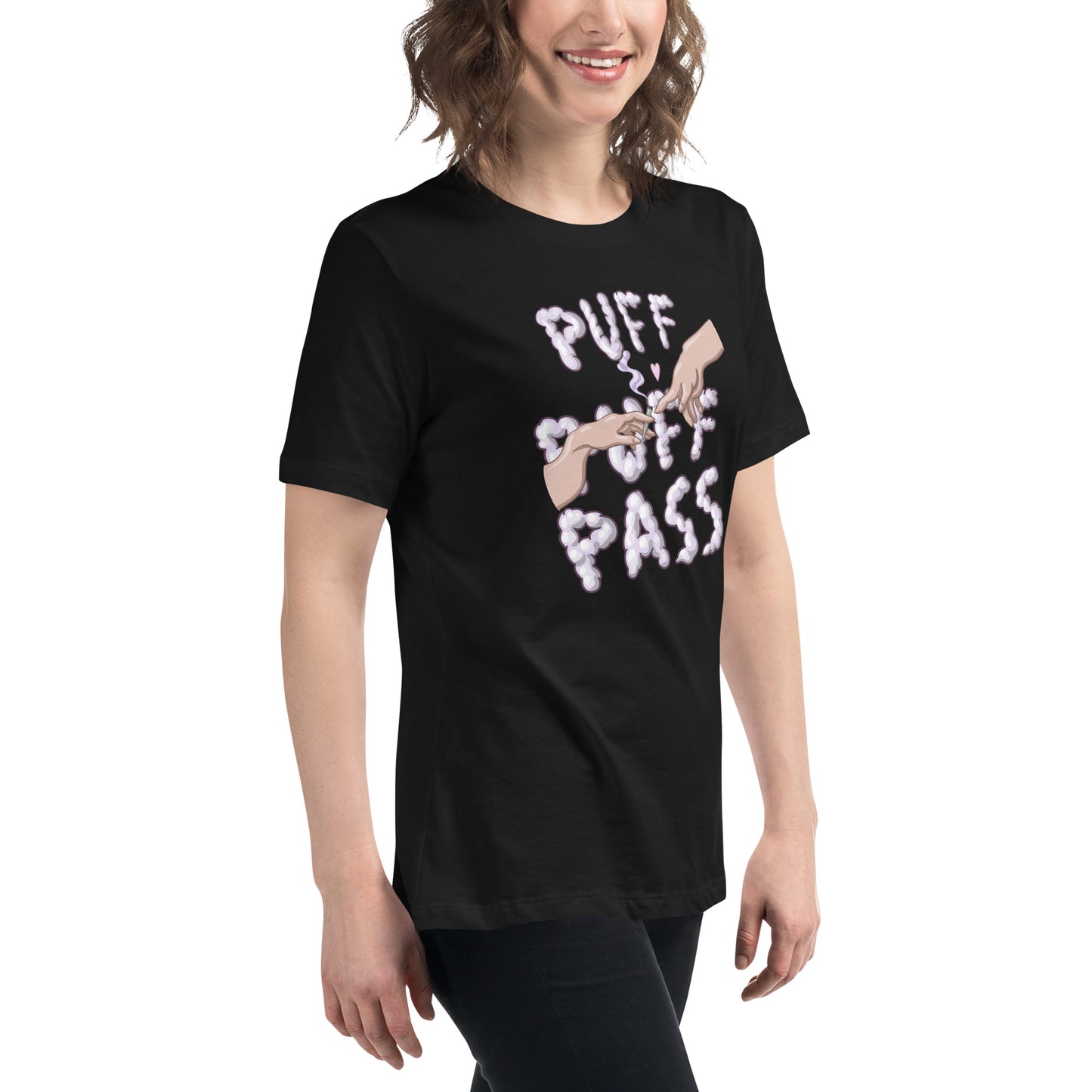 Women's Relaxed T-Shirt Puff Pass