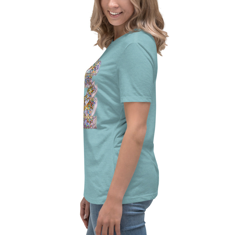 Women's Relaxed T-Shirt It's time to smoke multi colored