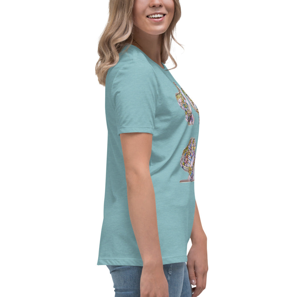Women's Relaxed T-Shirt It's time to smoke multi colored