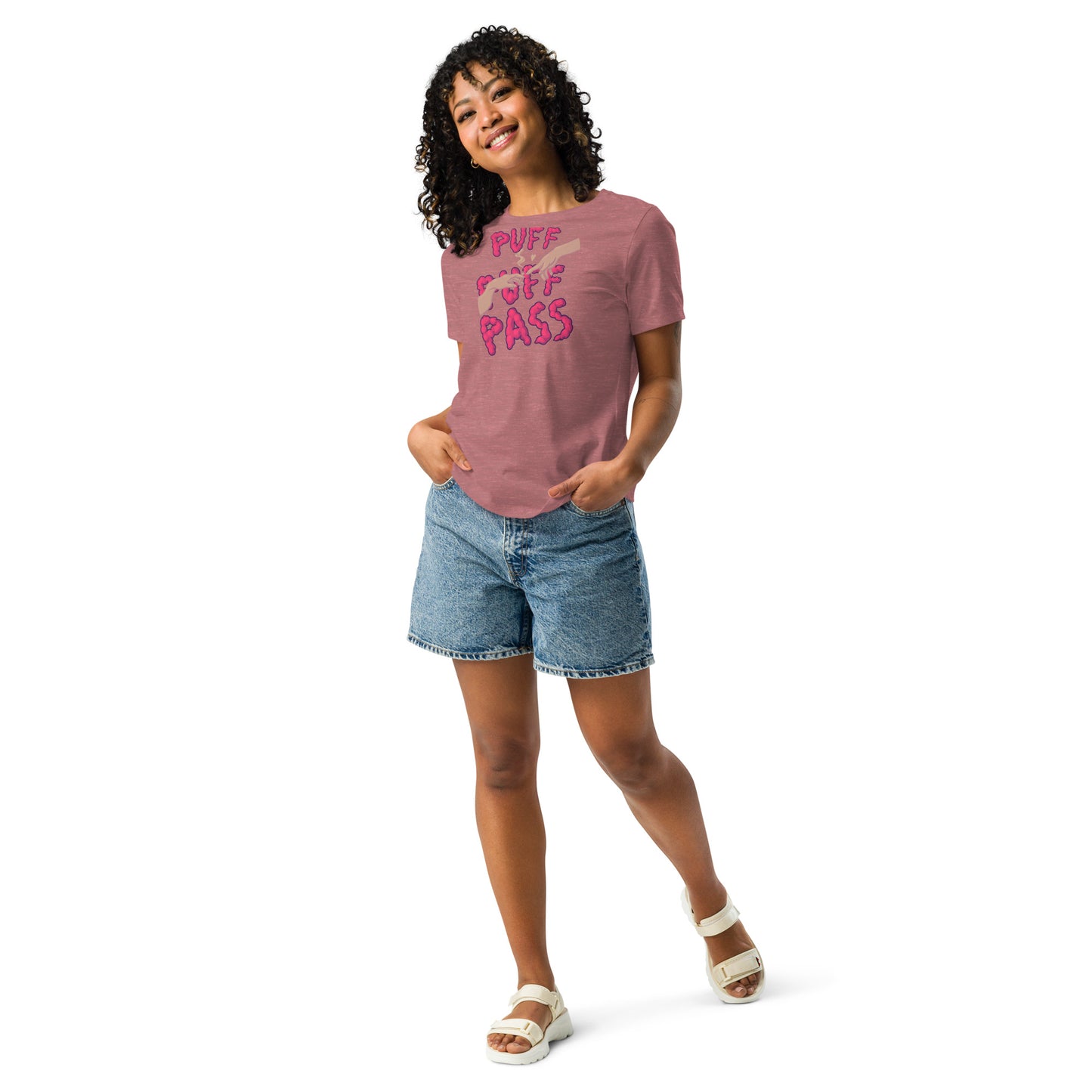 Women's Relaxed T-Shirt Puff Pass ii
