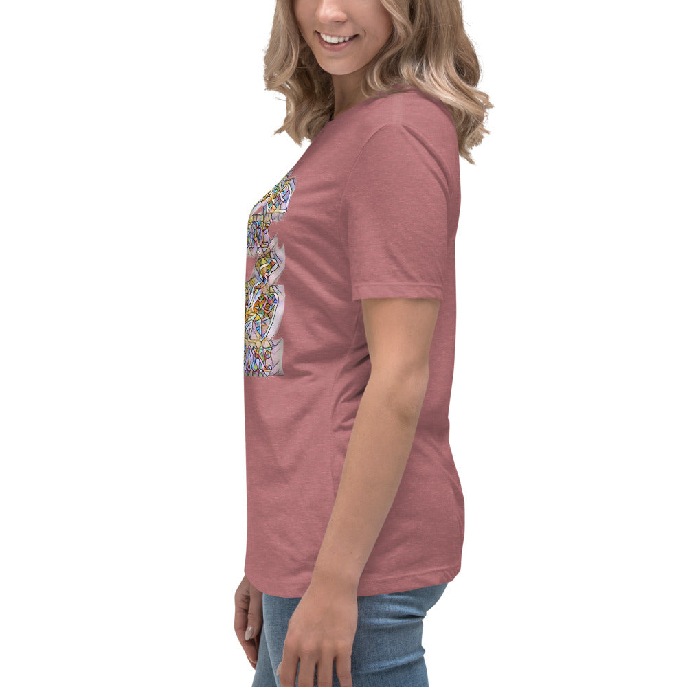 Women's Relaxed T-Shirt It's time to smoke multi colored
