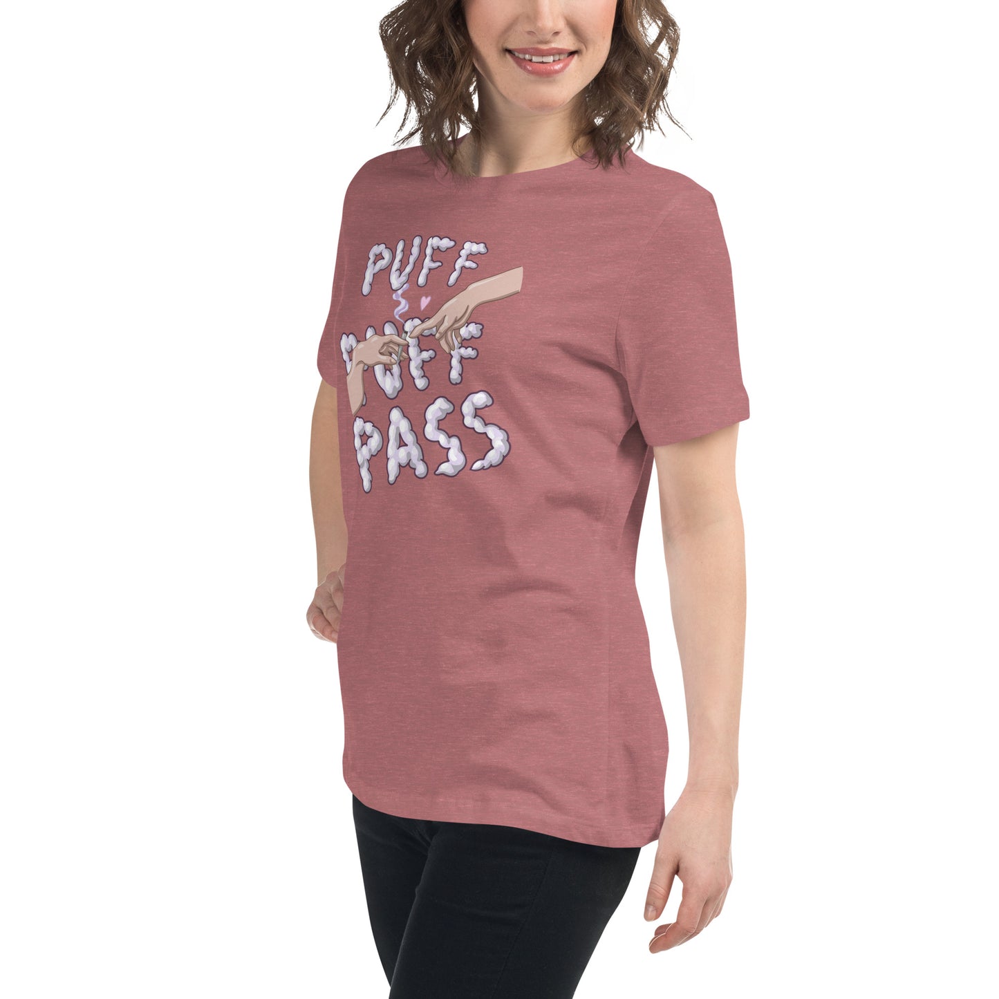 Women's Relaxed T-Shirt Puff Pass