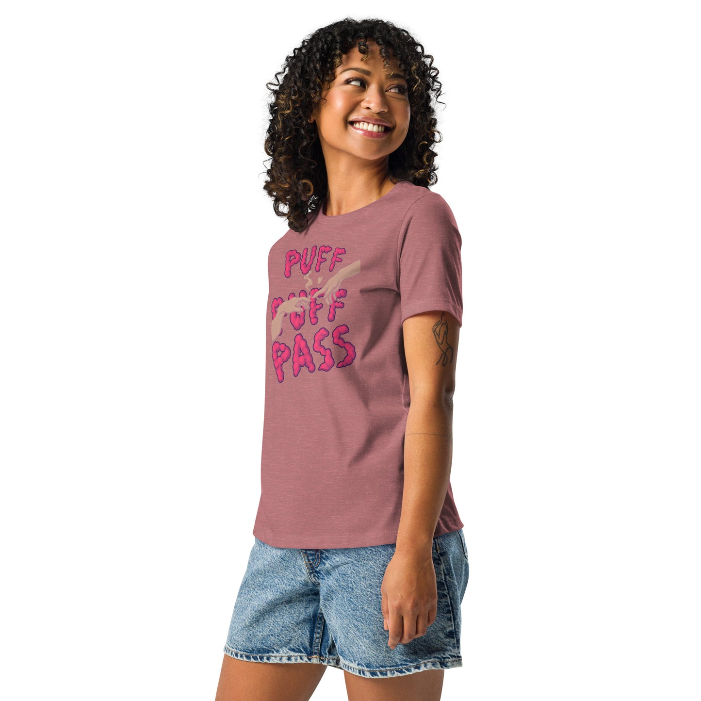 Women's Relaxed T-Shirt Puff Pass ii